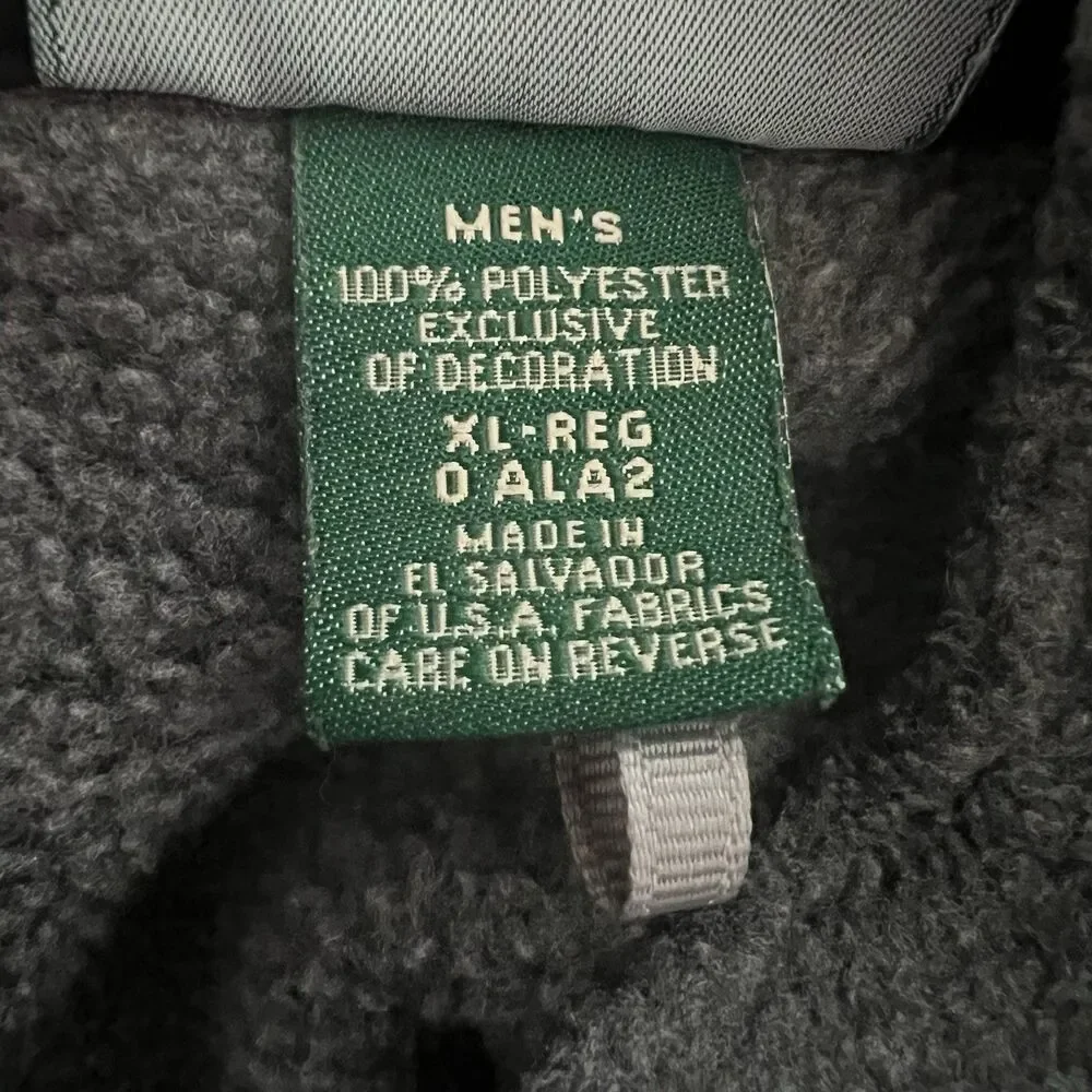 L.L Bean Men’s Fleece Jacket XL - Picture 4 of 5